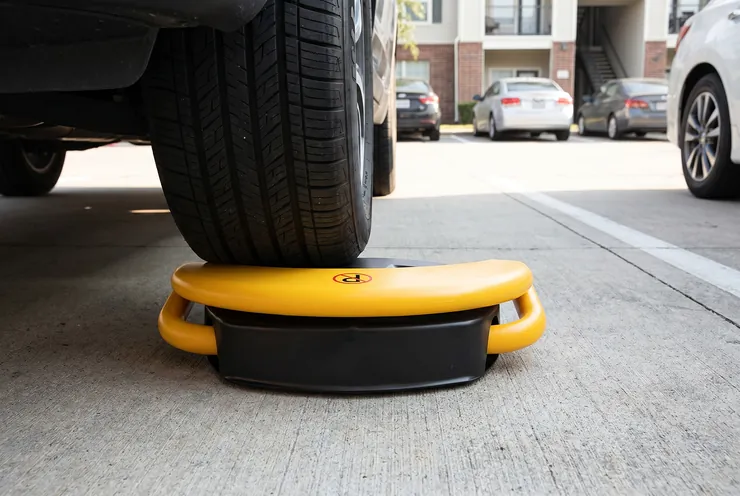Spuštena automatska parking barijera u dvorištu obitelji s djecom
